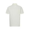 Burberry Shield Logo Embroidered Polo Shirt- White