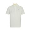 Burberry Shield Logo Embroidered Polo Shirt- White