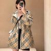 Burberry Vintage Belt Hoodie Check Jacket- Archive Beige