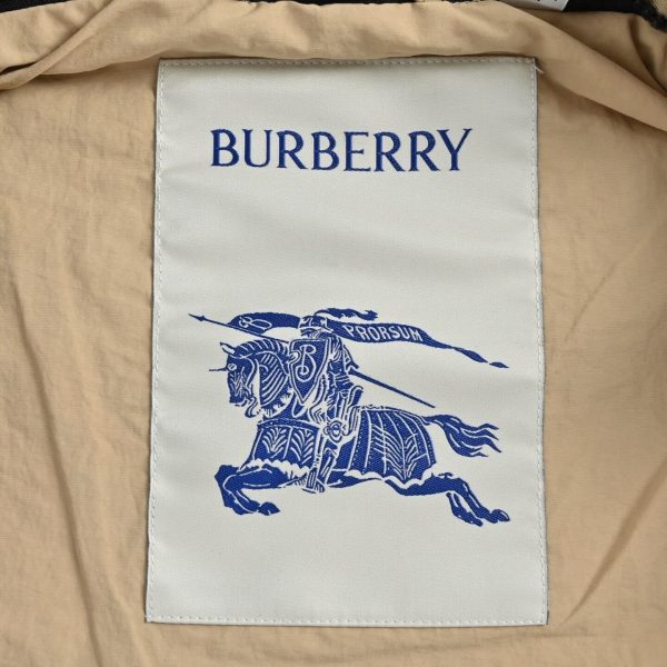 Burberry Vintage Belt Hoodie Check Jacket- Archive Beige