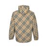 Burberry Vintage Belt Hoodie Check Jacket- Archive Beige