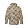 Burberry Vintage Belt Hoodie Check Jacket- Archive Beige