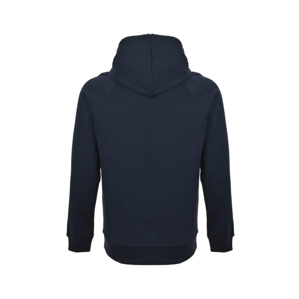 Celine Loose Hoodie in Cotton Fleece- Navy Blue