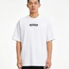 Chrome Hearts Distressed Washed Appliqué Embroidered T-shirt- White