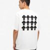 Chrome Hearts Distressed Washed Appliqué Embroidered T-shirt- White