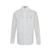 Dior Men's shirt with CD Box Embroidery- White
