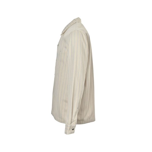Dior Striped Denim Shirt Jacket- Cream