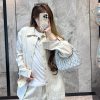 Dior Striped Denim Shirt Jacket- Cream