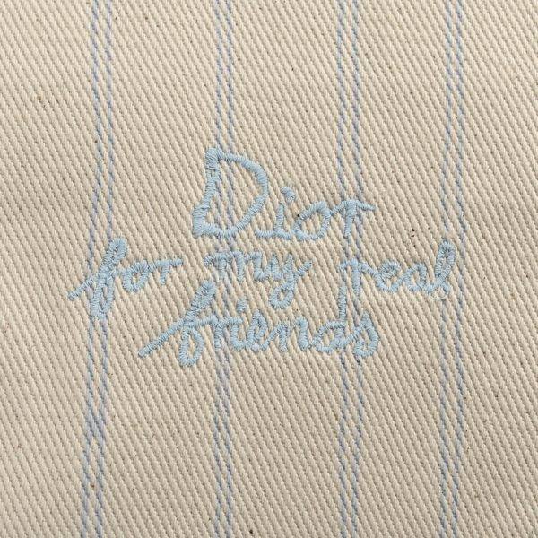 Dior Striped Denim Shirt Jacket- Cream