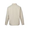 Dior Striped Denim Shirt Jacket- Cream