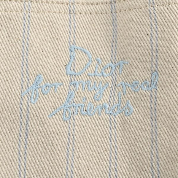 Dior Striped Denim Suit Jeans- Cream (6) Dior Striped Denim Suit Jeans- Cream