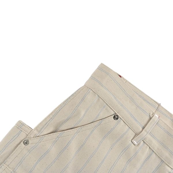 Dior Striped Denim Suit Jeans- Cream (7) Dior Striped Denim Suit Jeans- Cream