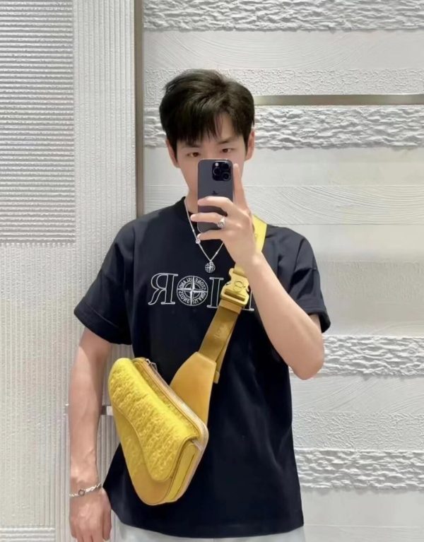 Dior x Stone Island Oversized Fit T-Shirt- Black