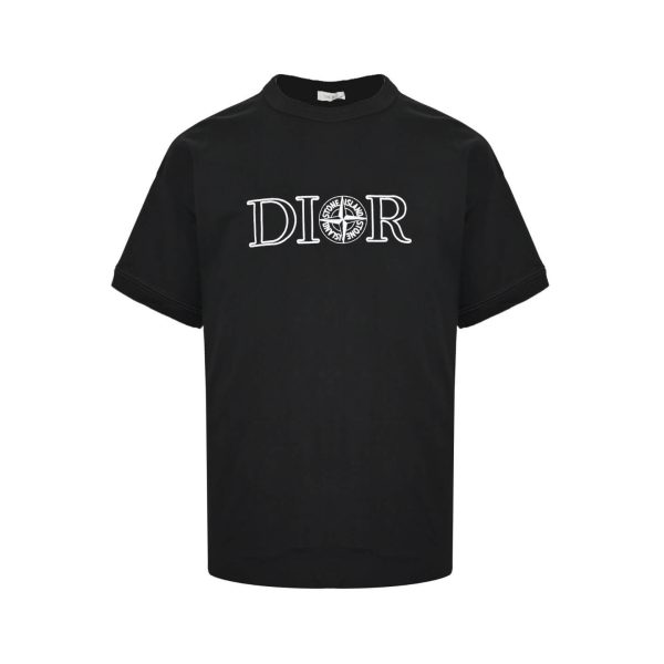 Dior x Stone Island Oversized Fit T-Shirt- Black