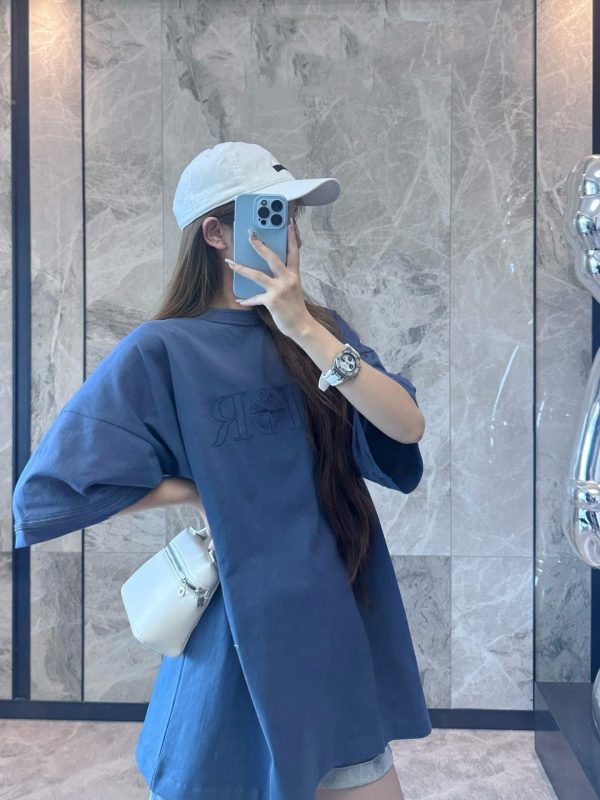 Dior x Stone Island Oversized Fit T-Shirt- Blue