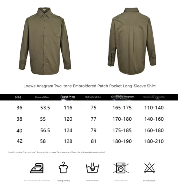 Loewe Anagram-Embroidered Cotton Shirt- Green