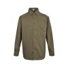 Loewe Anagram-Embroidered Cotton Shirt- Green