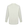 Loewe Cutout Logo Overlapping Pockets long-sleeved T-shirt- White