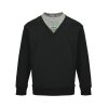 Loewe  Faux Two-Piece Crew Neck Sweatshirt- Black