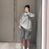 Loewe  Faux Two-Piece Crew Neck Sweatshirt- Gray