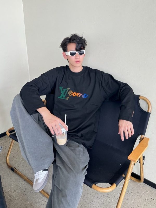 Louis Vuitton Monogram Gradient T-Shirt- Black