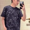 Louis Vuitton Monogram Short-Sleeved T-shirt- Black