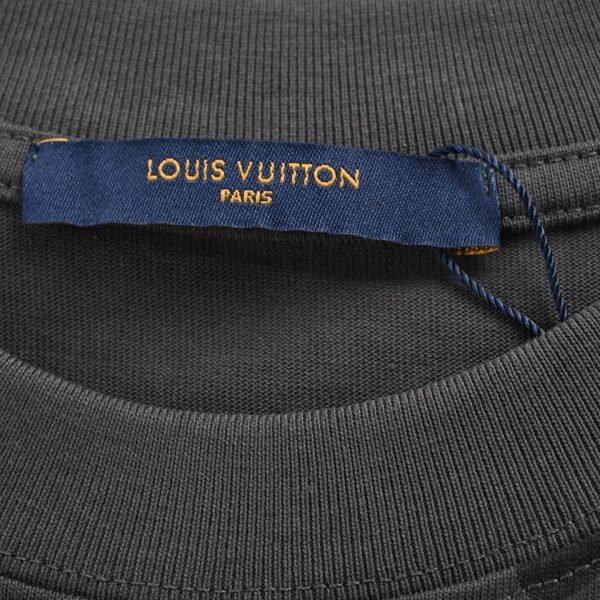 Louis Vuitton Monogram Short-Sleeved T-shirt- Black