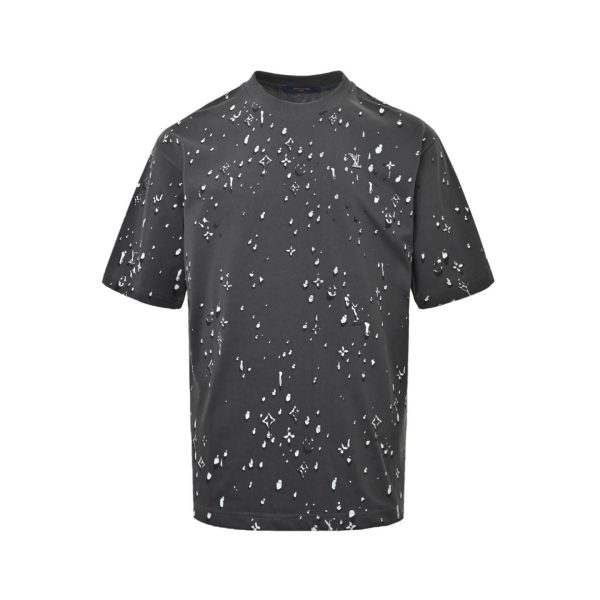 Louis Vuitton Monogram Short-Sleeved T-shirt- Black