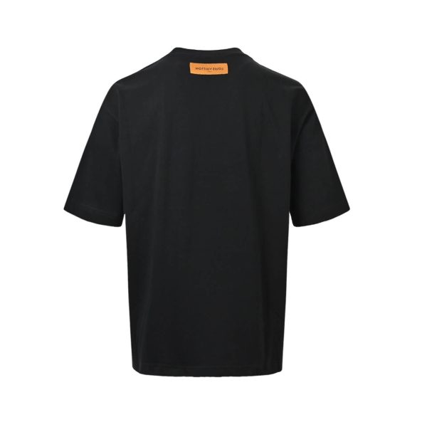 Louis Vuitton Multi-Label Patch T-shirt- Black