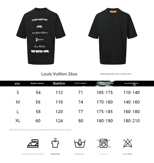 Louis Vuitton Multi-Label Patch T-shirt- White