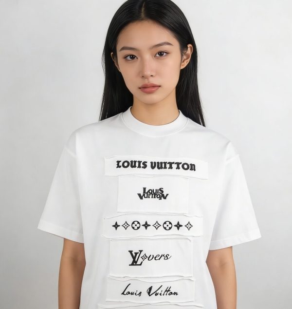 Louis Vuitton Multi-Label Patch T-shirt- White