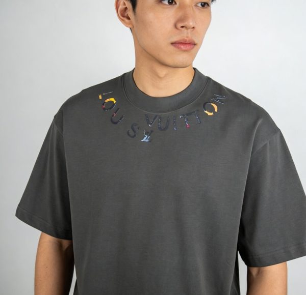 Louis Vuitton Signature 3D T-Shirt- Dark Khaki
