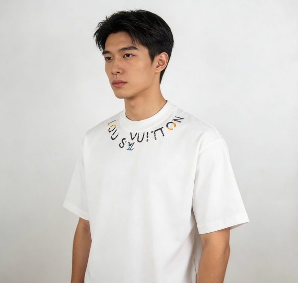 Louis Vuitton Signature 3D T-Shirt- White