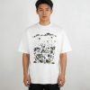 Louis Vuitton Velvet Jacquard Short-Sleeved T-Shirt- White