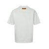 Louis Vuitton Velvet Jacquard Short-Sleeved T-Shirt- White