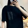 Louis Vuitton With Monogram Nylon Details T-Shirt- Black