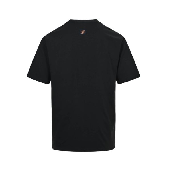 Louis Vuitton With Monogram Nylon Details T-Shirt- Black
