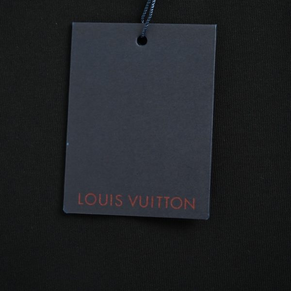 Louis Vuitton With Monogram Nylon Details T-Shirt- Black