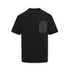 Louis Vuitton With Monogram Nylon Details T-Shirt- Black