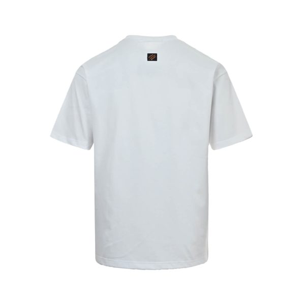 Louis Vuitton With Monogram Nylon Details T-Shirt- Off-White