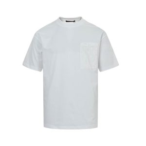 Louis Vuitton With Monogram Nylon Details T-Shirt- Off-White