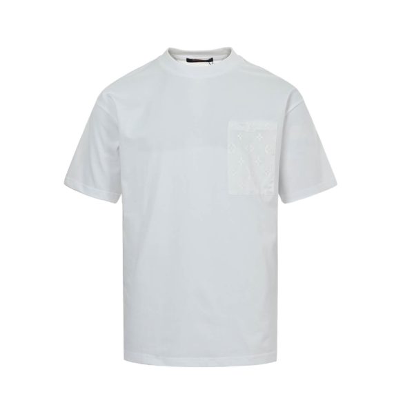 Louis Vuitton With Monogram Nylon Details T-Shirt- Off-White