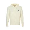 Miu Miu Appliqué Logo Embroidered Zip-up Hoodie- White