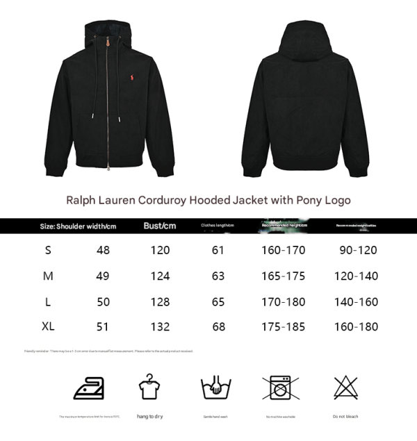 Polo Ralph Lauren Fleece Full-Zip Hoodie- Black