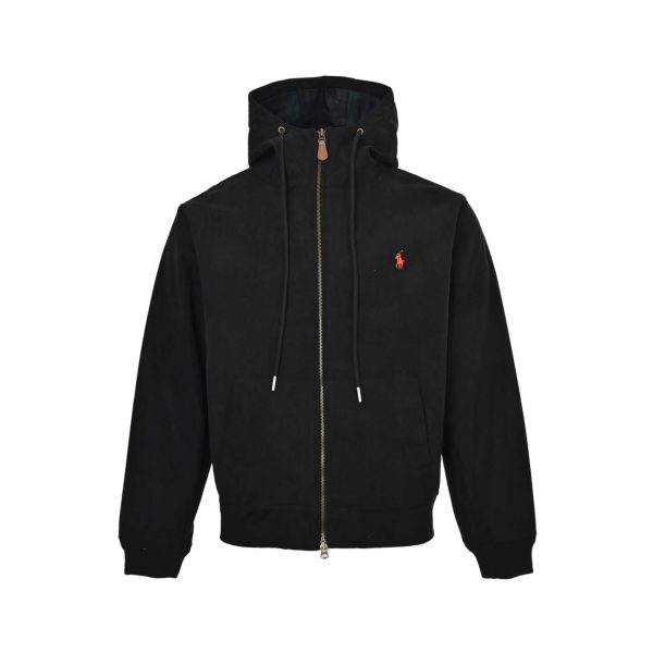 Polo Ralph Lauren Fleece Full-Zip Hoodie- Black
