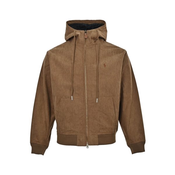 Polo Ralph Lauren Fleece Full-Zip Hoodie- Brown