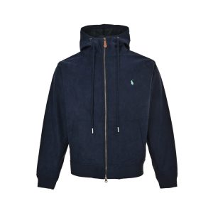 Polo Ralph Lauren Fleece Full-Zip Hoodie- Navy Blue