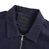 Prada Blue Denim Cotton Zipped Jacket- Blue (7) Prada Blue Denim Cotton Zipped Jacket- Blue