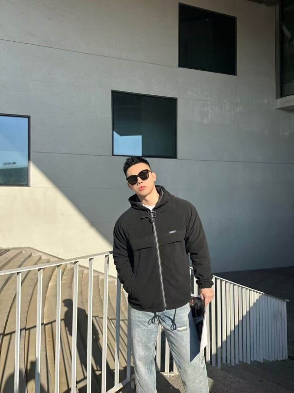 Prada Hooded Blouson Jacket- Black (5) Prada Hooded Blouson Jacket- Black