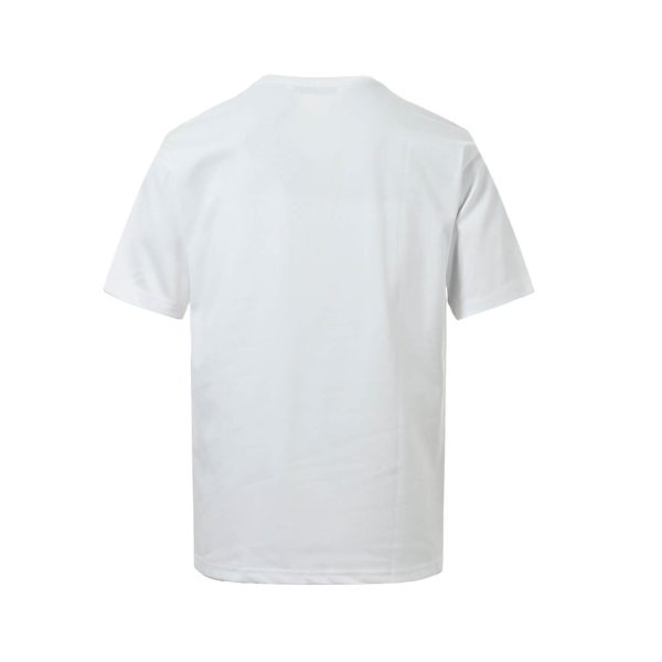 Prada Inverted Triangle Inkjet Printed Cotton T-shirt- White